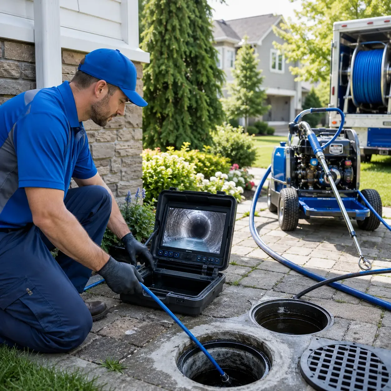 Outdoor drain cleaning professionals serving Richardson, TX